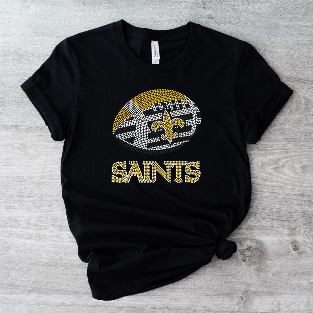 New orleans saints bling t shirt best sale